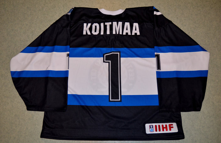 Villem-Henrik Koitmaa game worn jersey