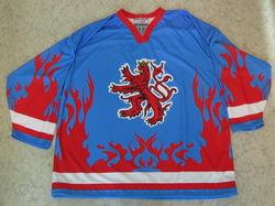 China - Jussi's game worn IIHF ice hockey jerseys