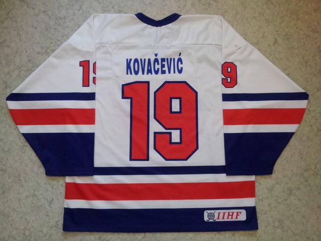 Marko Kovacevic game worn jersey Yugoslavia