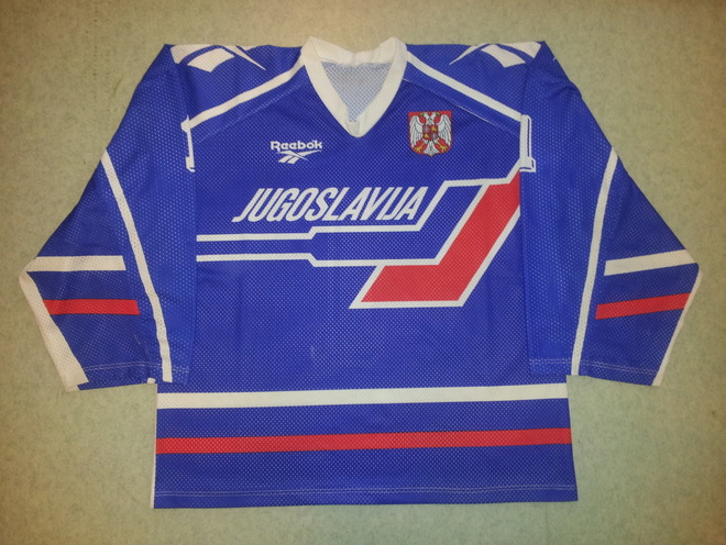 Yugoslavia ice hockey jersey
