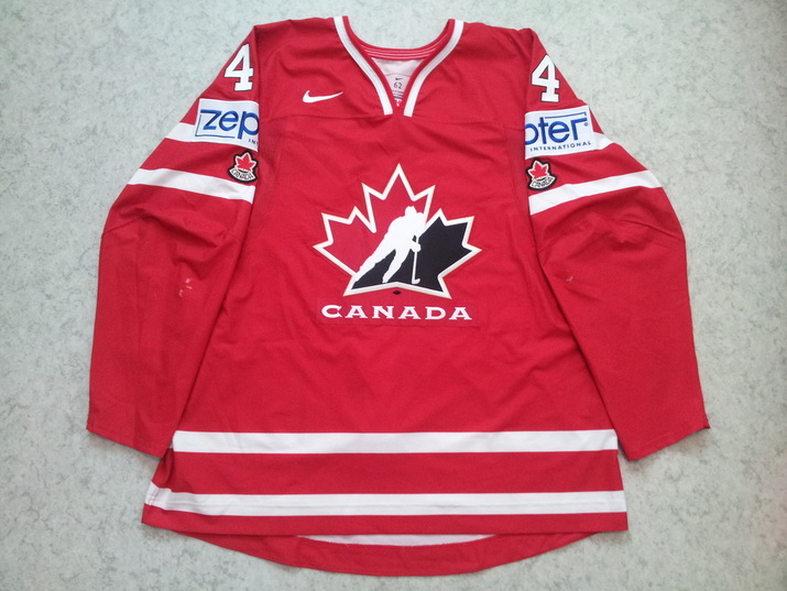 Canada ice hockey national team game worn jersey Erik Gudbranson