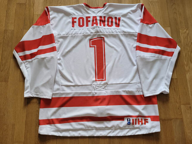 Mikhail Fofanov game worn jersey