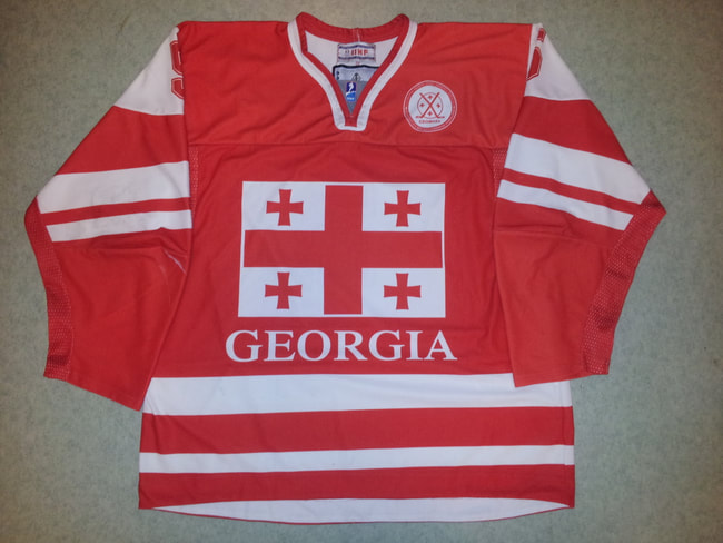 Georgia game worn ice hockey jersey
