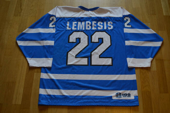 Konstantinos Lempesis ice hockey game worn jersey